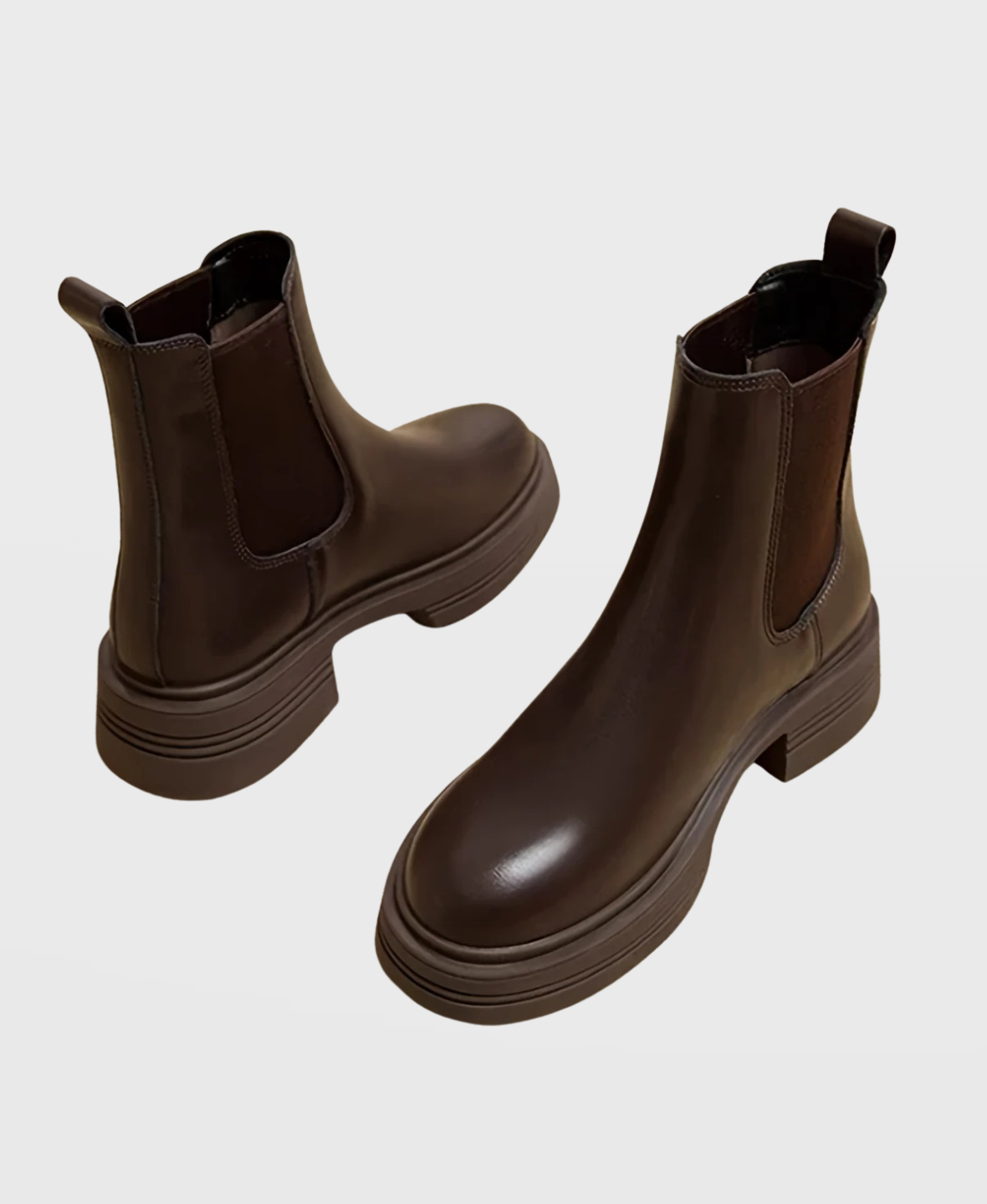 Women's Classic Chelsea Ankle Boots with Block Heel