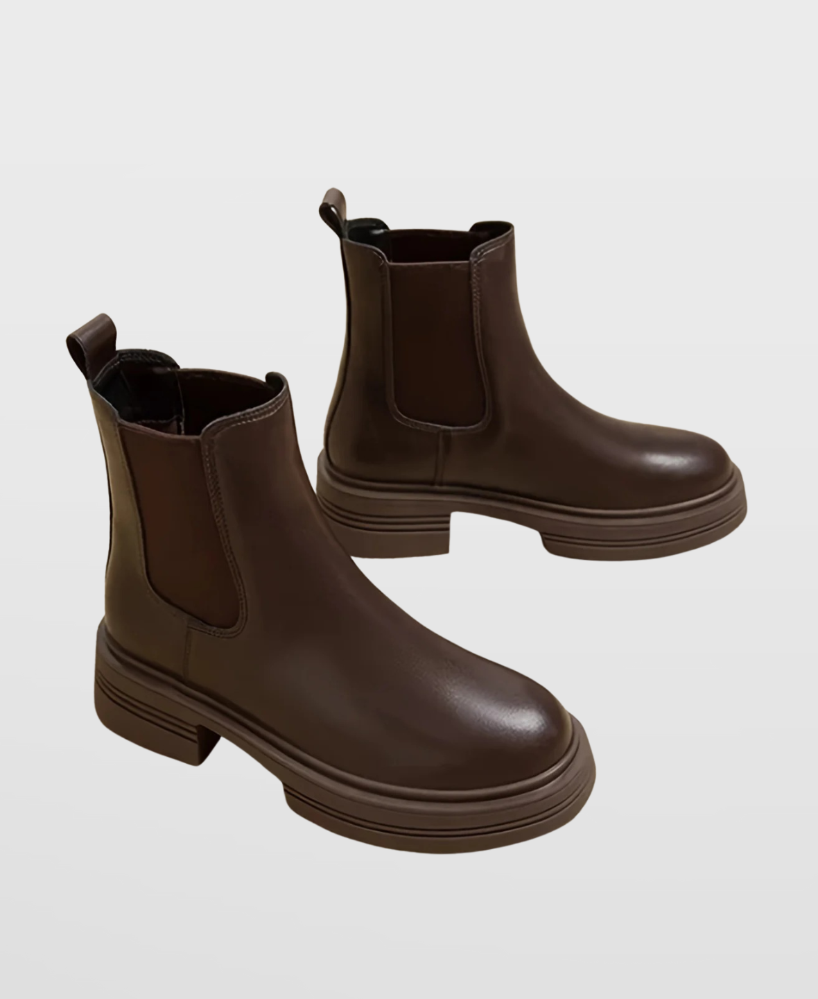Women's Classic Chelsea Ankle Boots with Block Heel