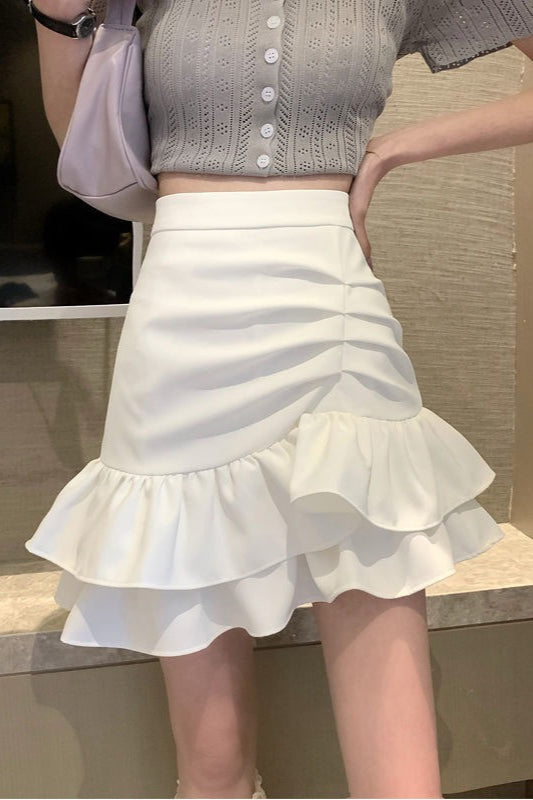 Women's High Waist Mini Skirt