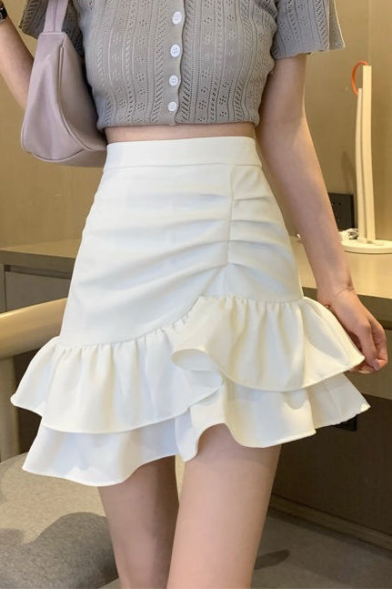 Women's High Waist Mini Skirt