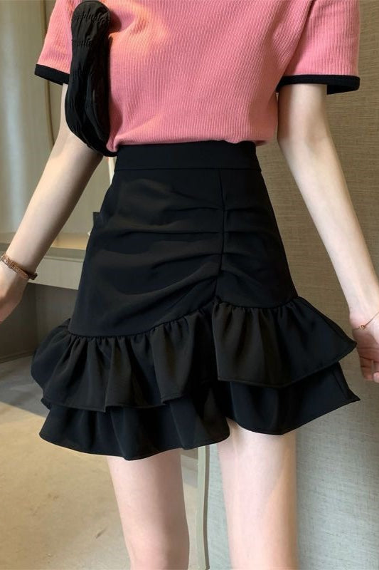 Women's High Waist Mini Skirt