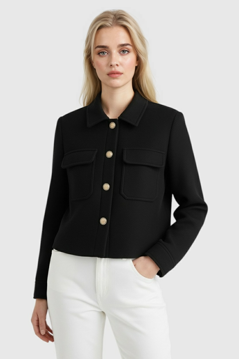 Women's Casual Jacket Reversible Design Lightweight Versatile Everyday Outerwear