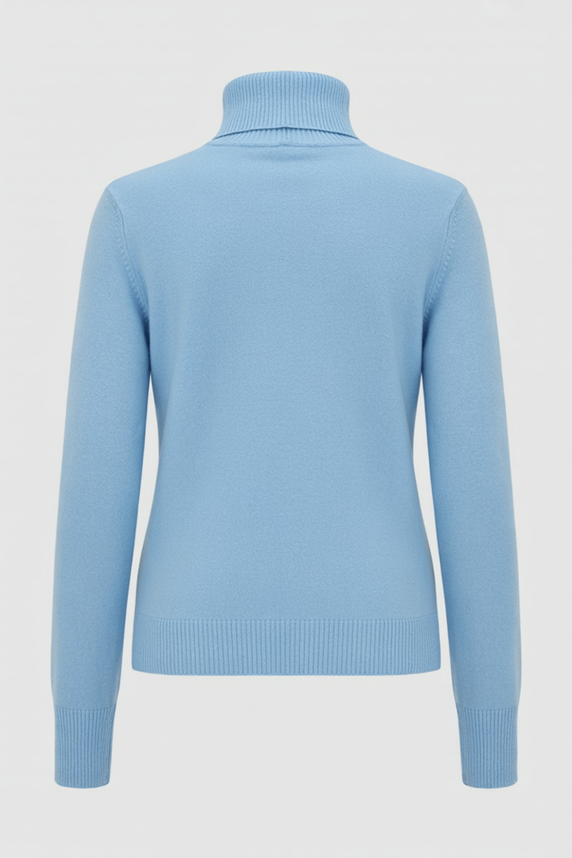 Women's Thermal Turtleneck Sweater Fitted Long Sleeve Cozy Layering