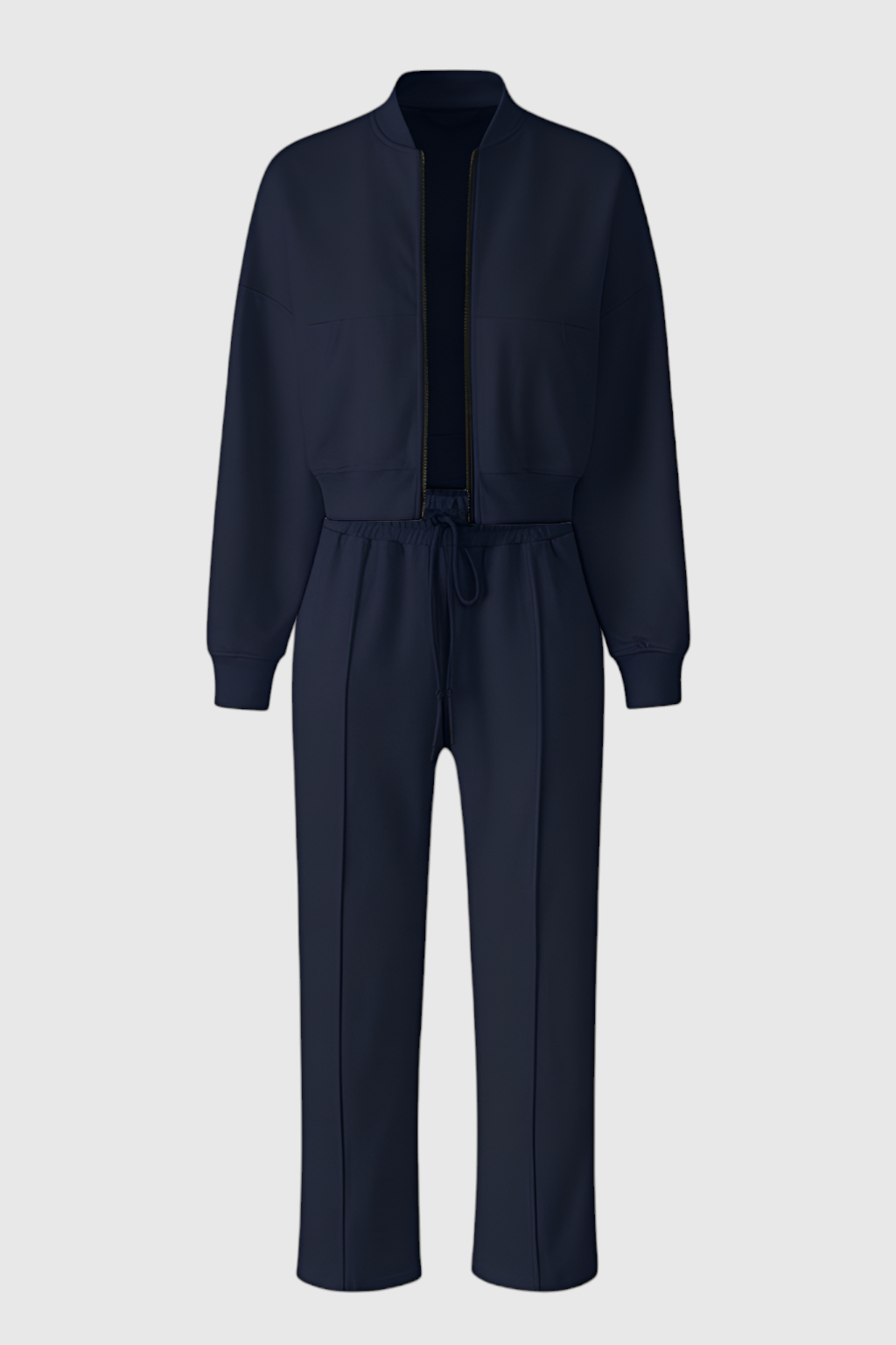 Women's Casual Sweatshirt and Trouser Set Relaxed Fit Long Sleeve Comfortable Everyday Wear