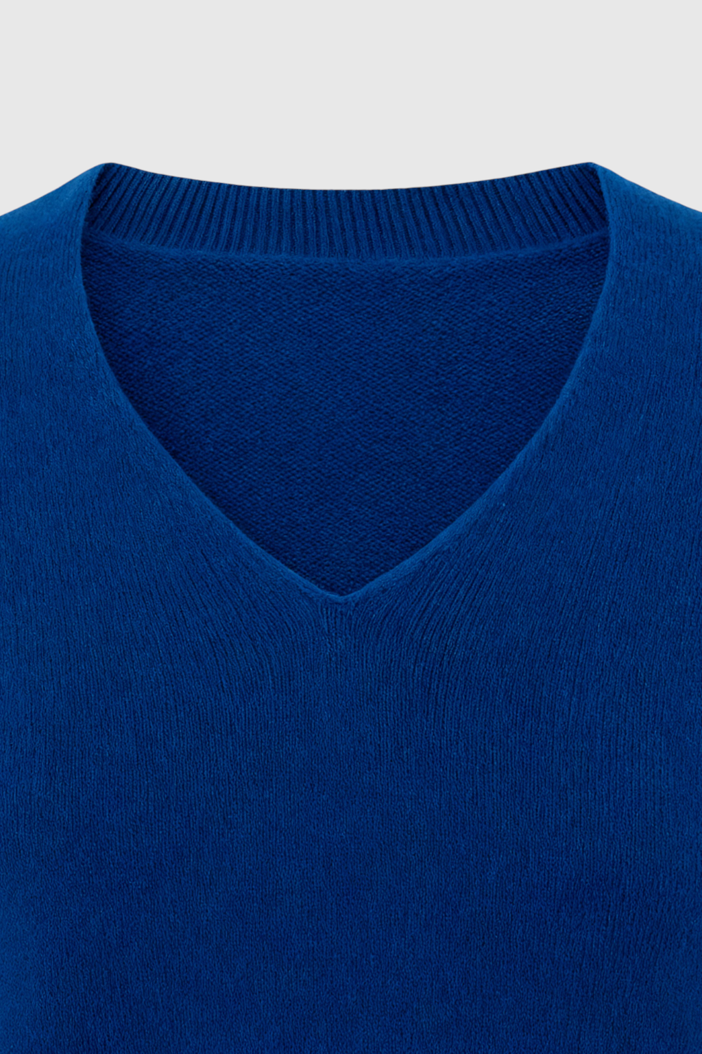 Women's V-Neck Sweater Relaxed Fit Long Sleeve Casual Everyday Wear