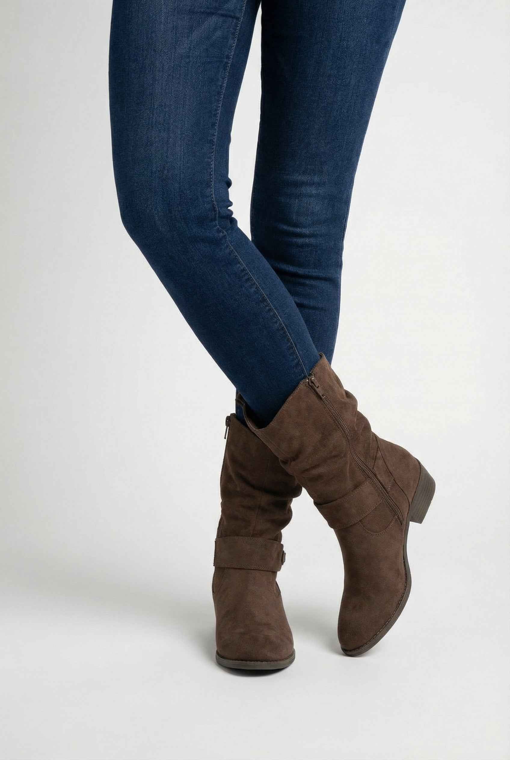 Women's Chunky Block Heel Ankle Boots Retro 70s Style Everyday Fashion