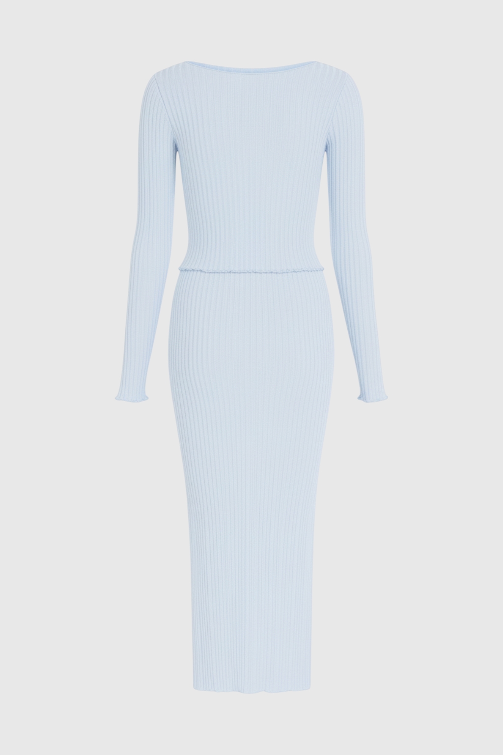 Women's Knitted Skirt Set Fitted Long Sleeve Casual Stylish Everyday