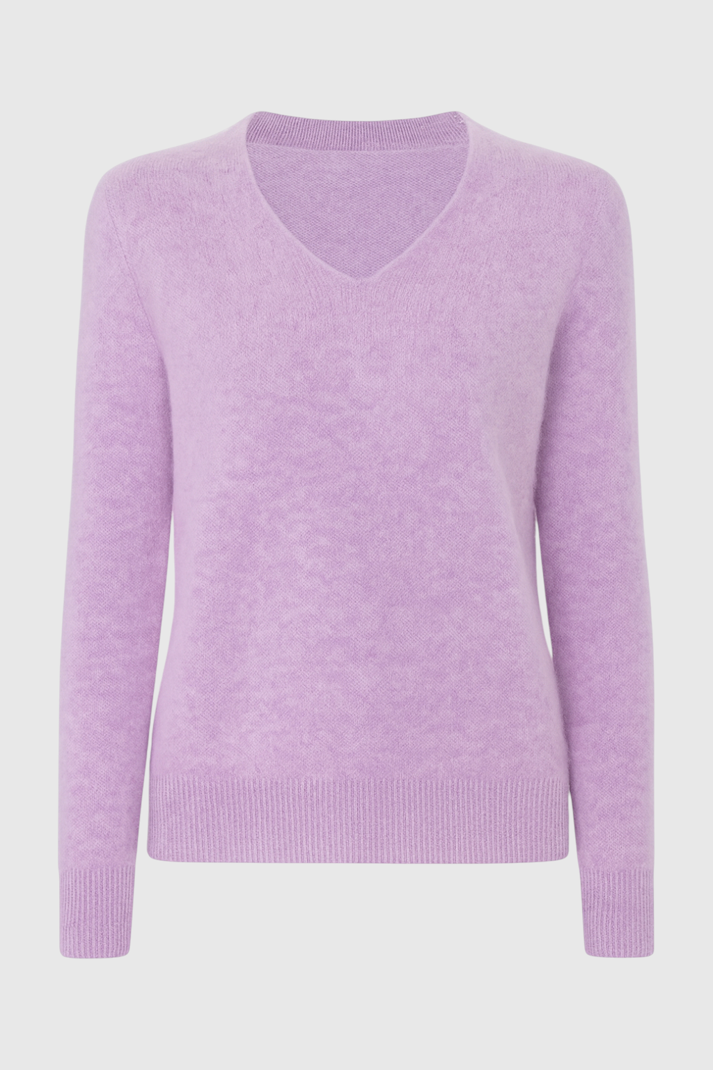 Women's V-Neck Sweater Relaxed Fit Long Sleeve Casual Everyday Wear