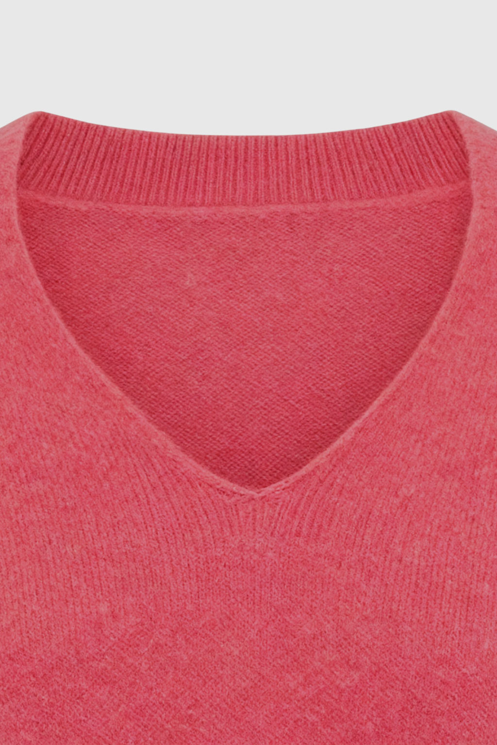 Women's V-Neck Sweater Relaxed Fit Long Sleeve Casual Everyday Wear