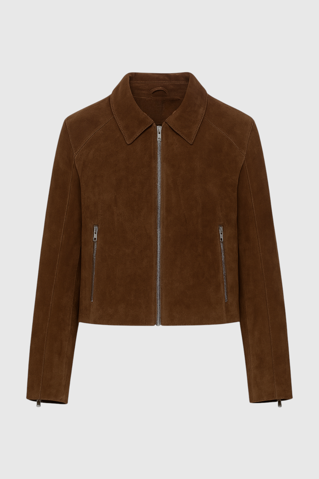 Women's Vintage Short Jacket Classic Fit Button Closure Casual with Pockets