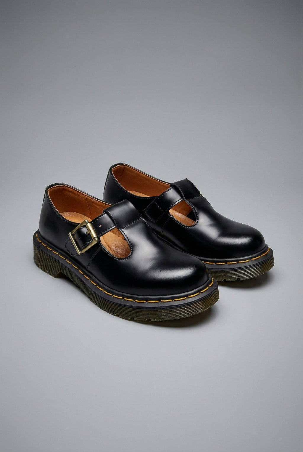 Women's Elegant Buckle Strap Mary Jane Flat Shoes