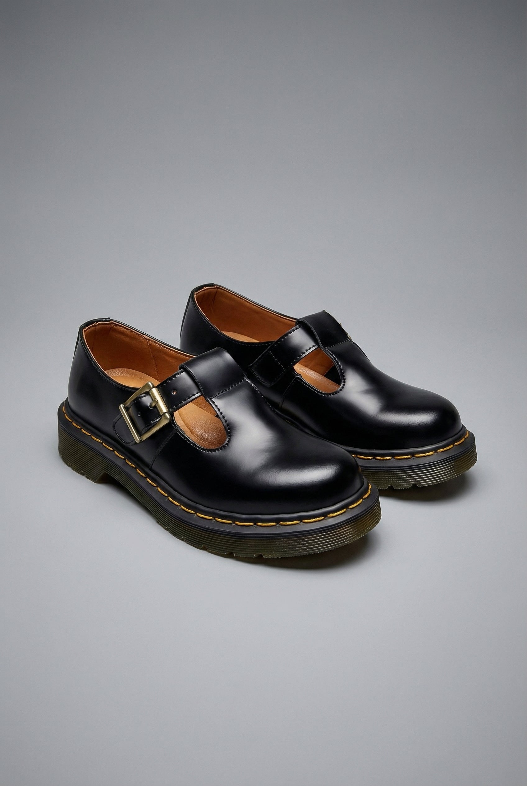 Women's Elegant Buckle Strap Mary Jane Flat Shoes