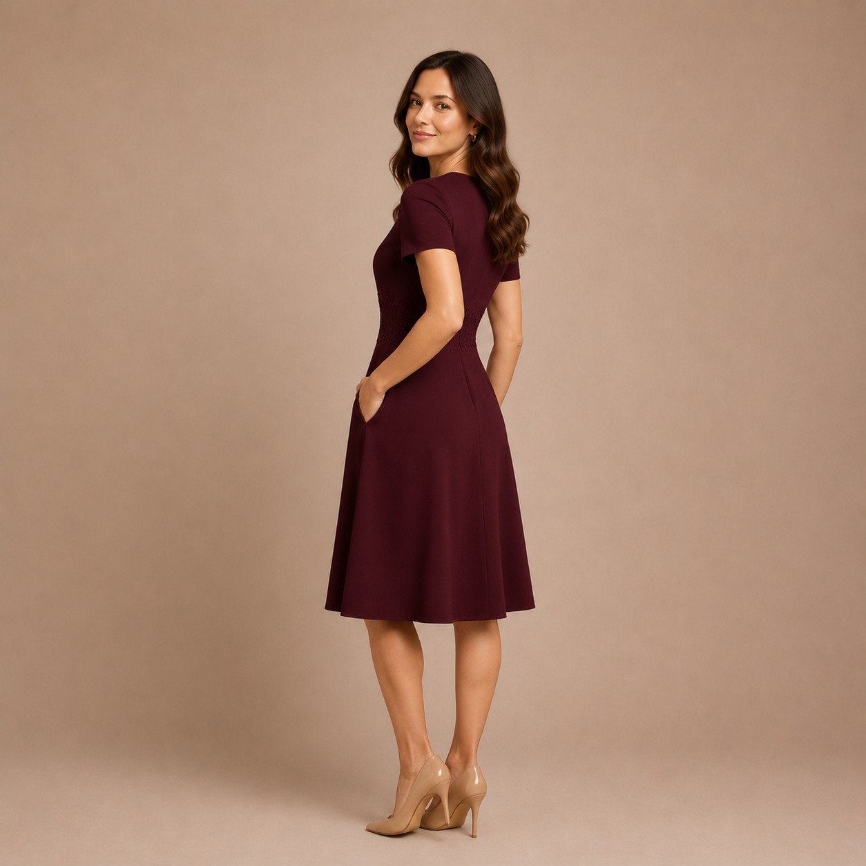 Jacy - Lace Waist Dress