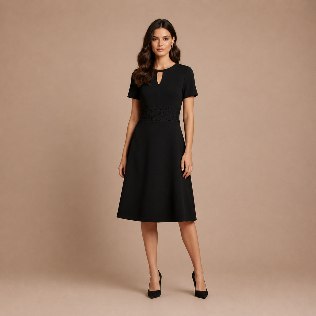 Jacy - Lace Waist Dress