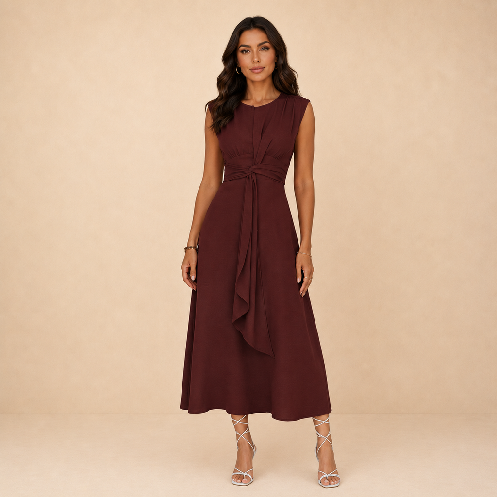 Nova - Sleeveless Belted Dress