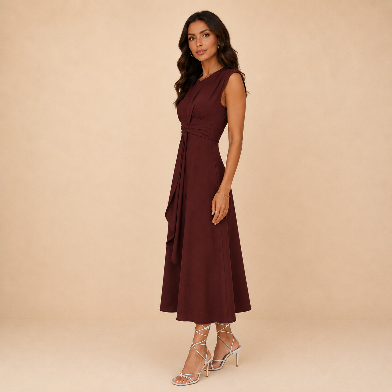 Nova - Sleeveless Belted Dress