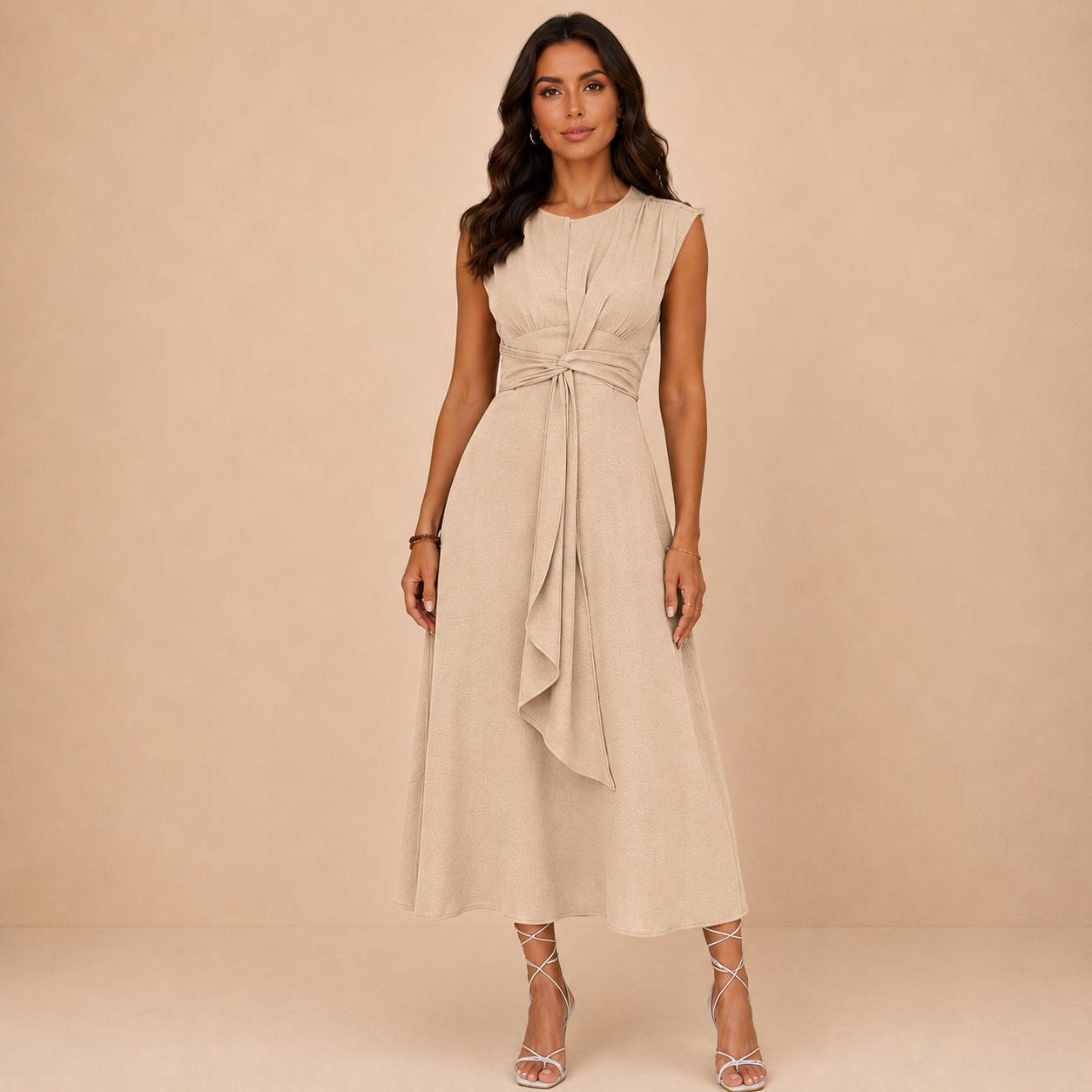 Nova - Sleeveless Belted Dress