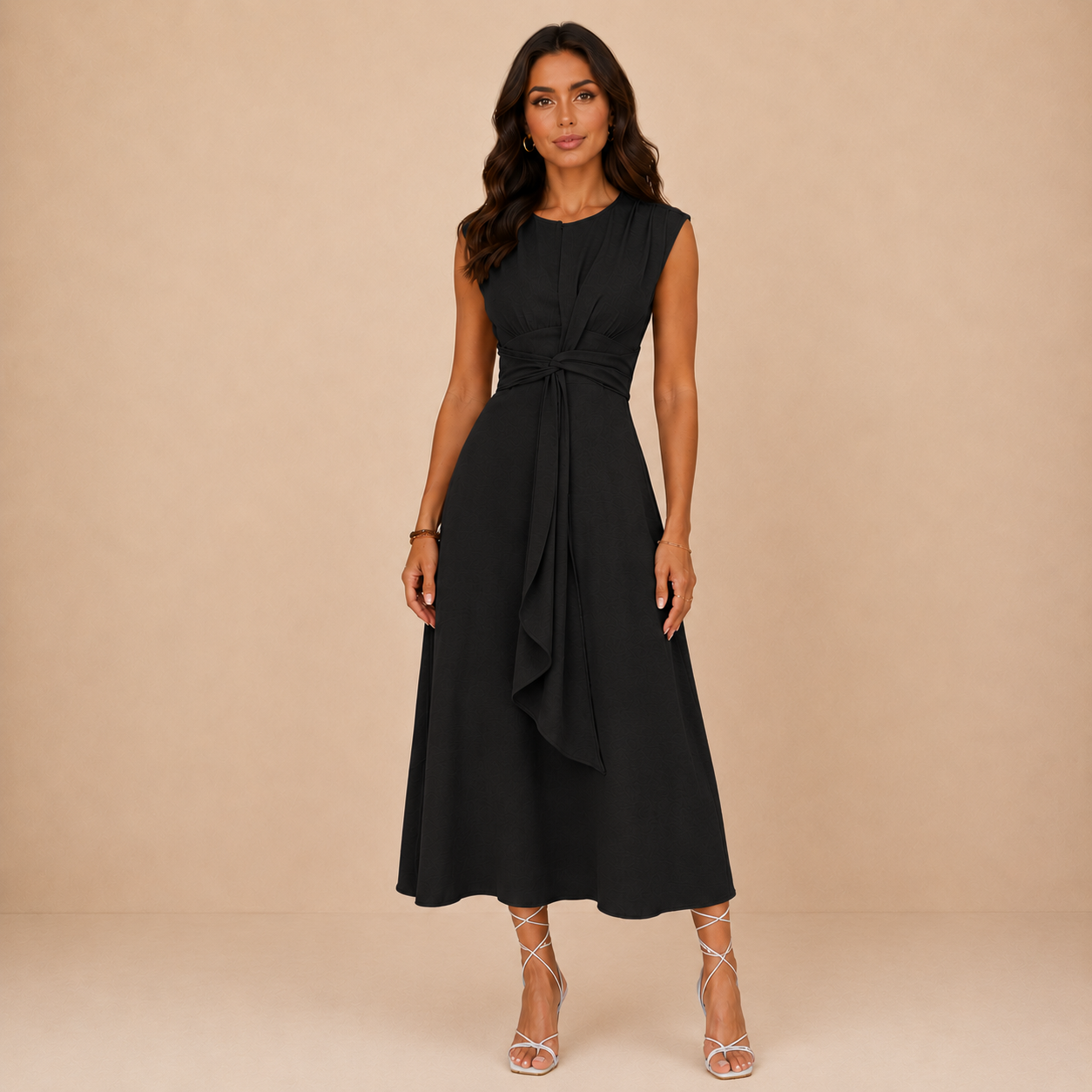 Nova - Sleeveless Belted Dress