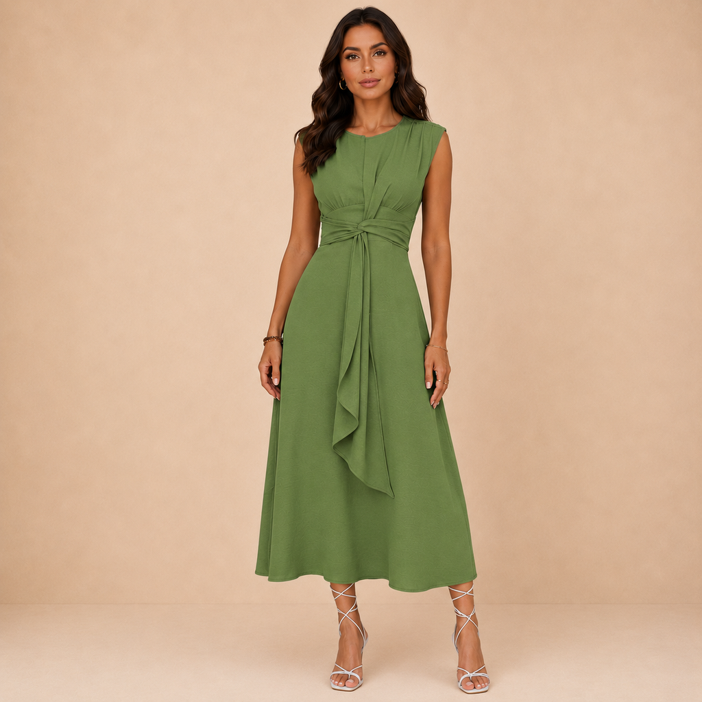 Nova - Sleeveless Belted Dress