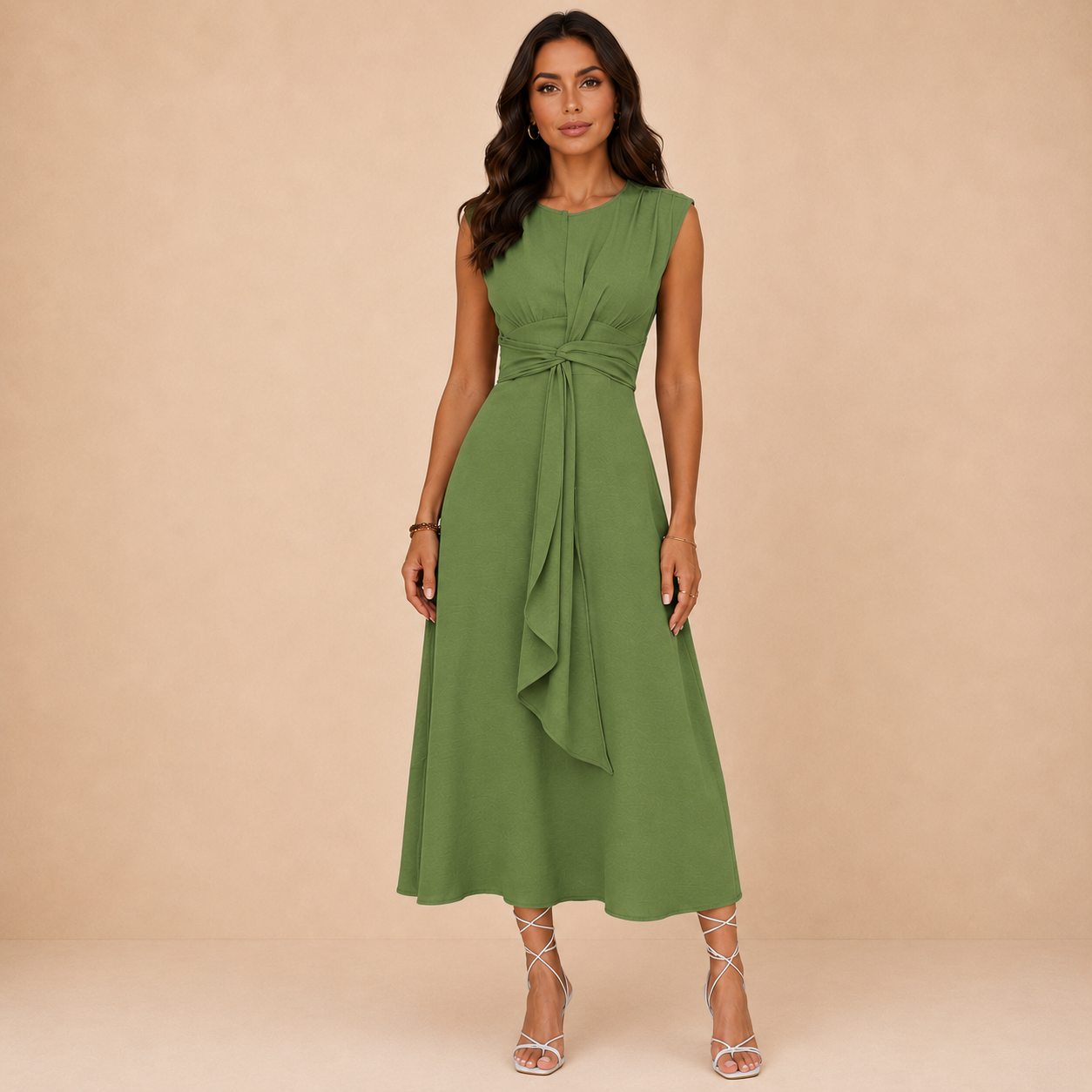 Nova - Sleeveless Belted Dress