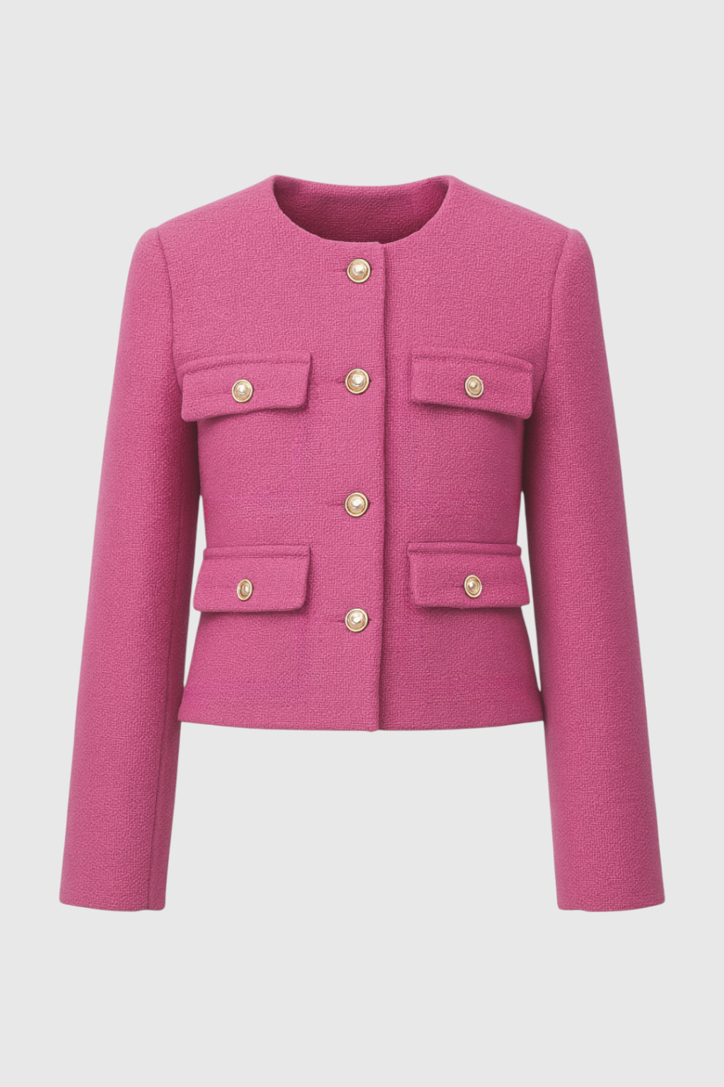 Women's Short Winter Jacket Padded Stylish Warm Layered Casual Everyday
