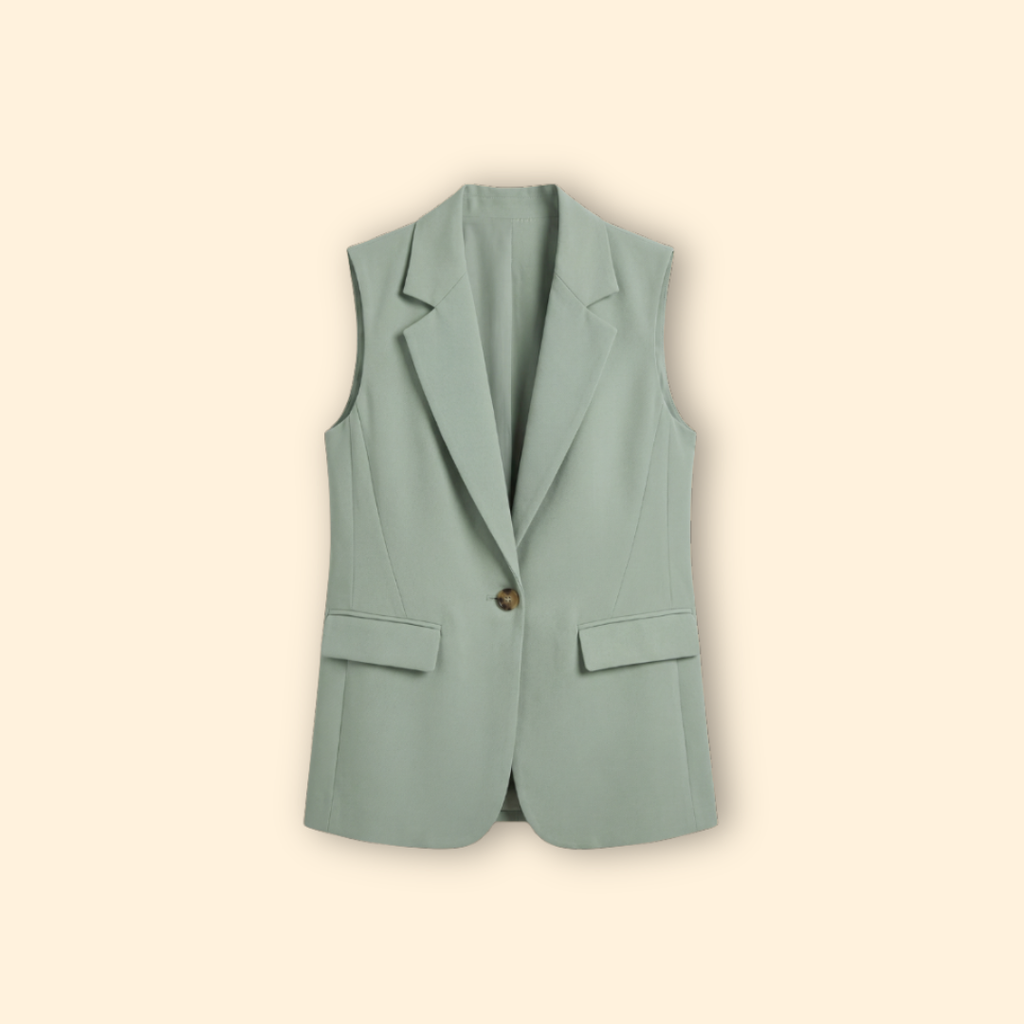 Women’s Basic Sleeveless Blazer
