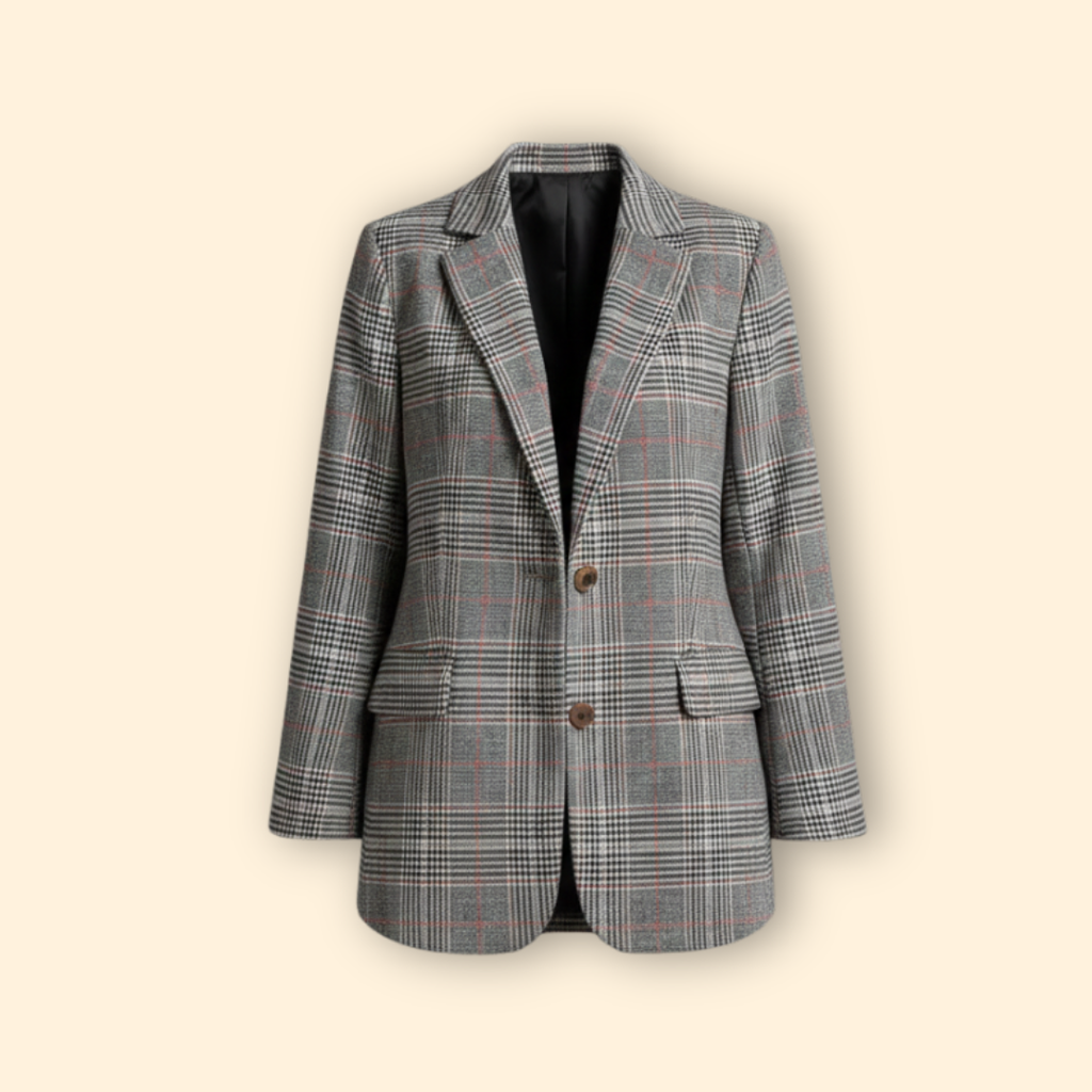 Women's Blazer Checkered