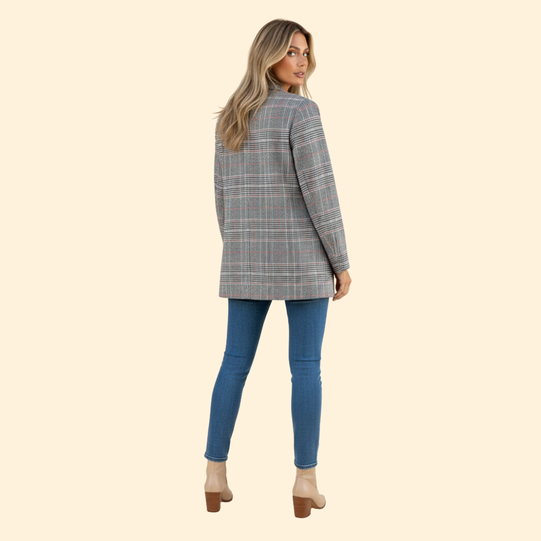 Women's Blazer Checkered