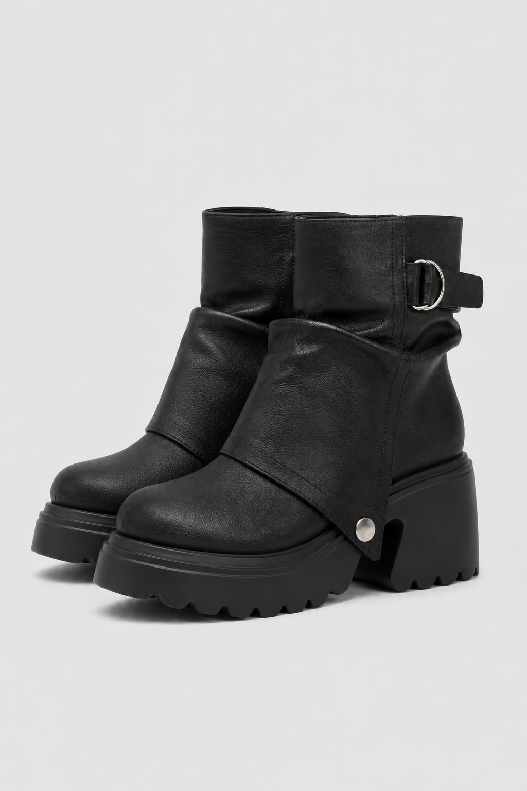 Women's Chunky Ankle Boots Lug Sole Stylish Everyday Casual Footwear