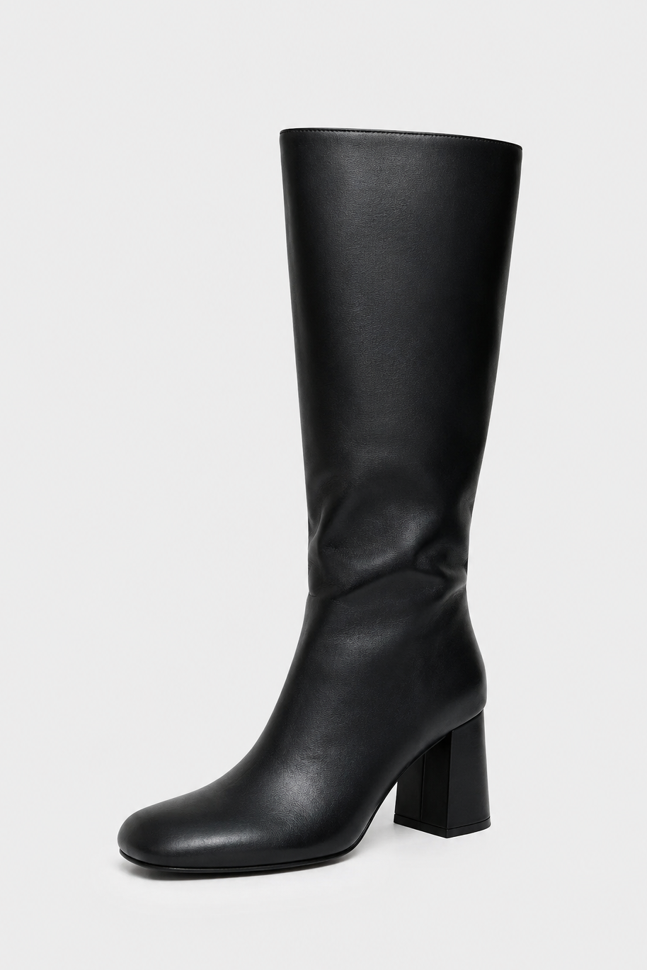Women's Retro Knee-High Block Heel Boots Stylish Classic Everyday Fashion