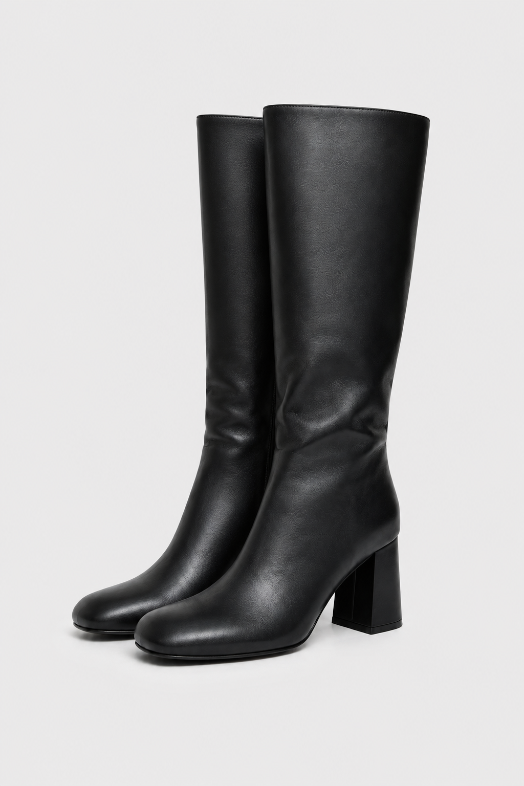 Women's Retro Knee-High Block Heel Boots Stylish Classic Everyday Fashion