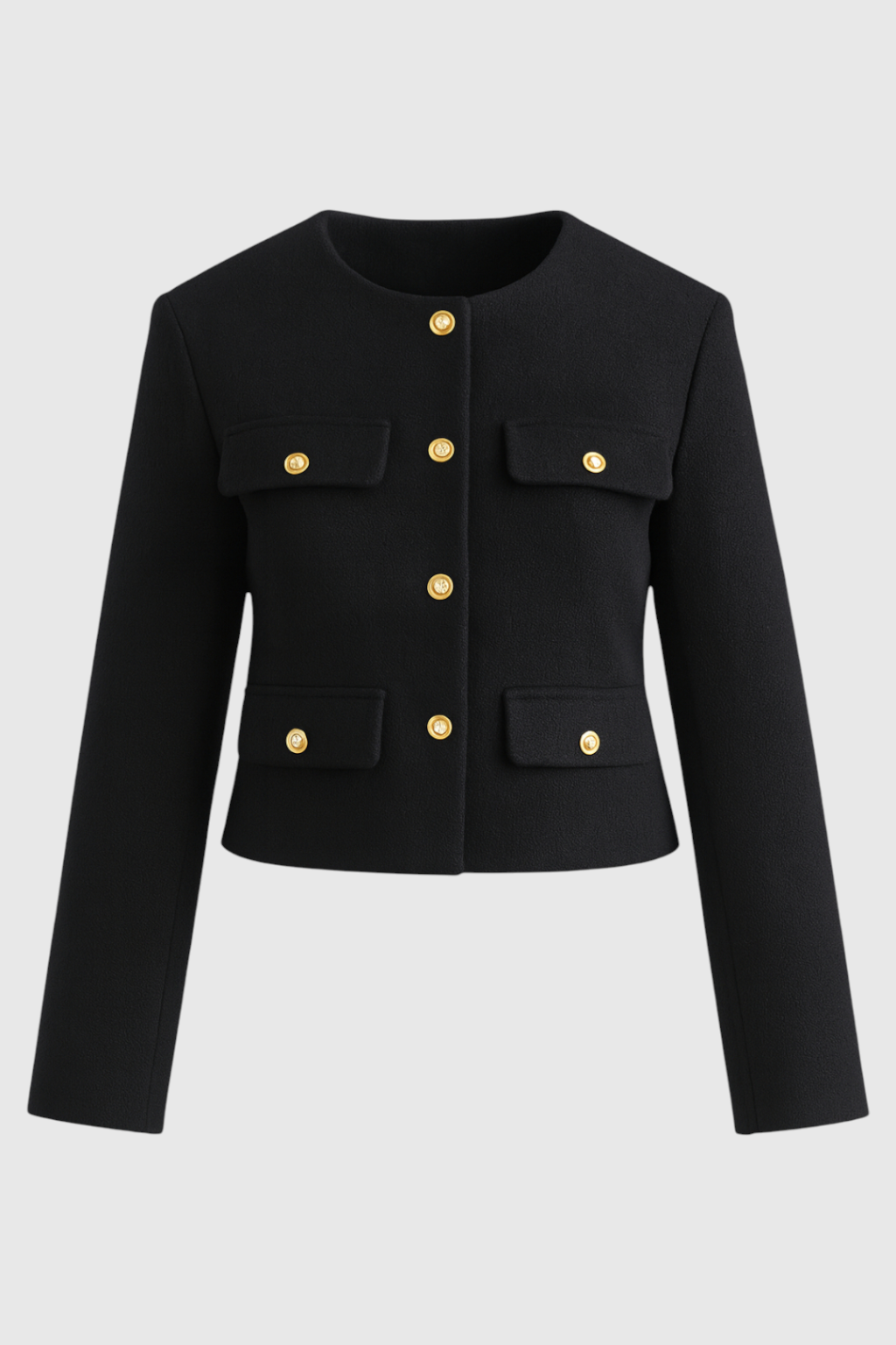 Women's Winter Short Jacket Zip Closure Stand Collar Casual Everyday Wear
