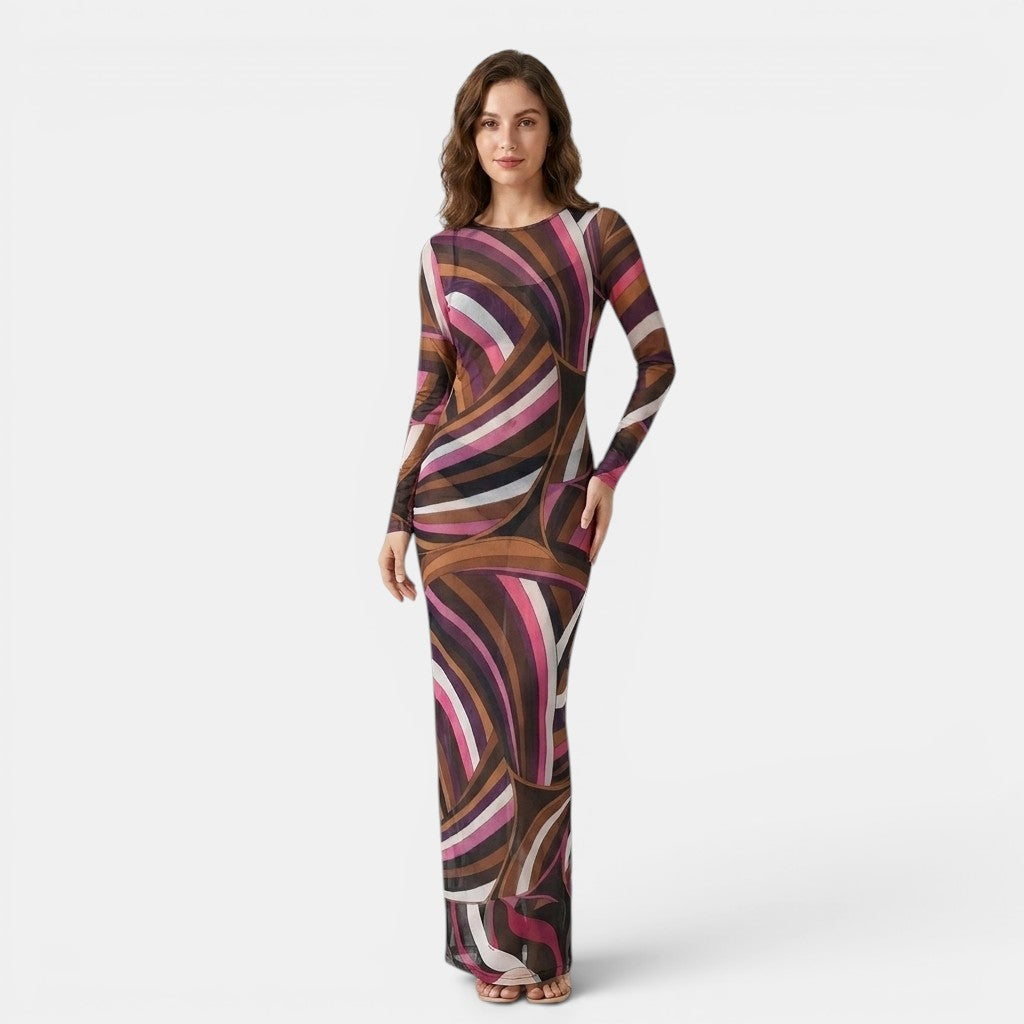 Women's Printed Maxi Dress
