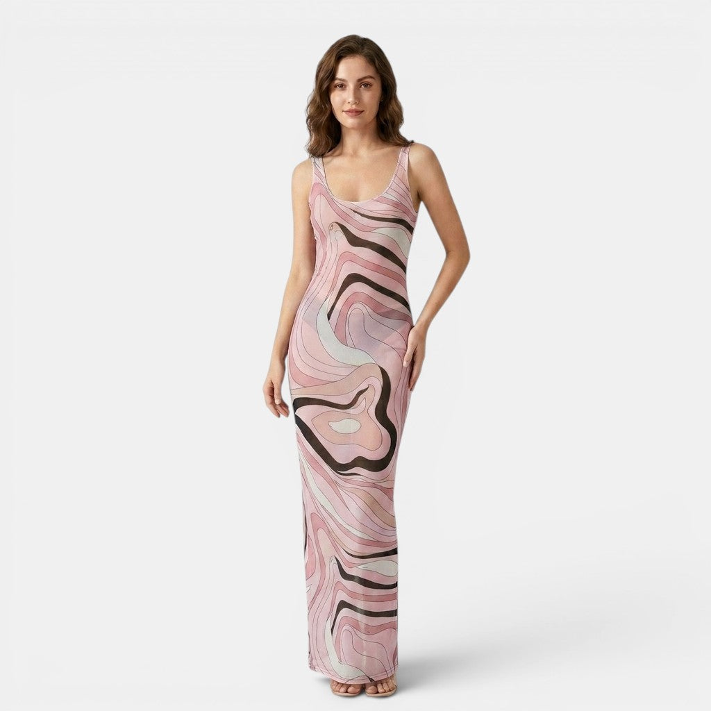 Women's Printed Maxi Dress