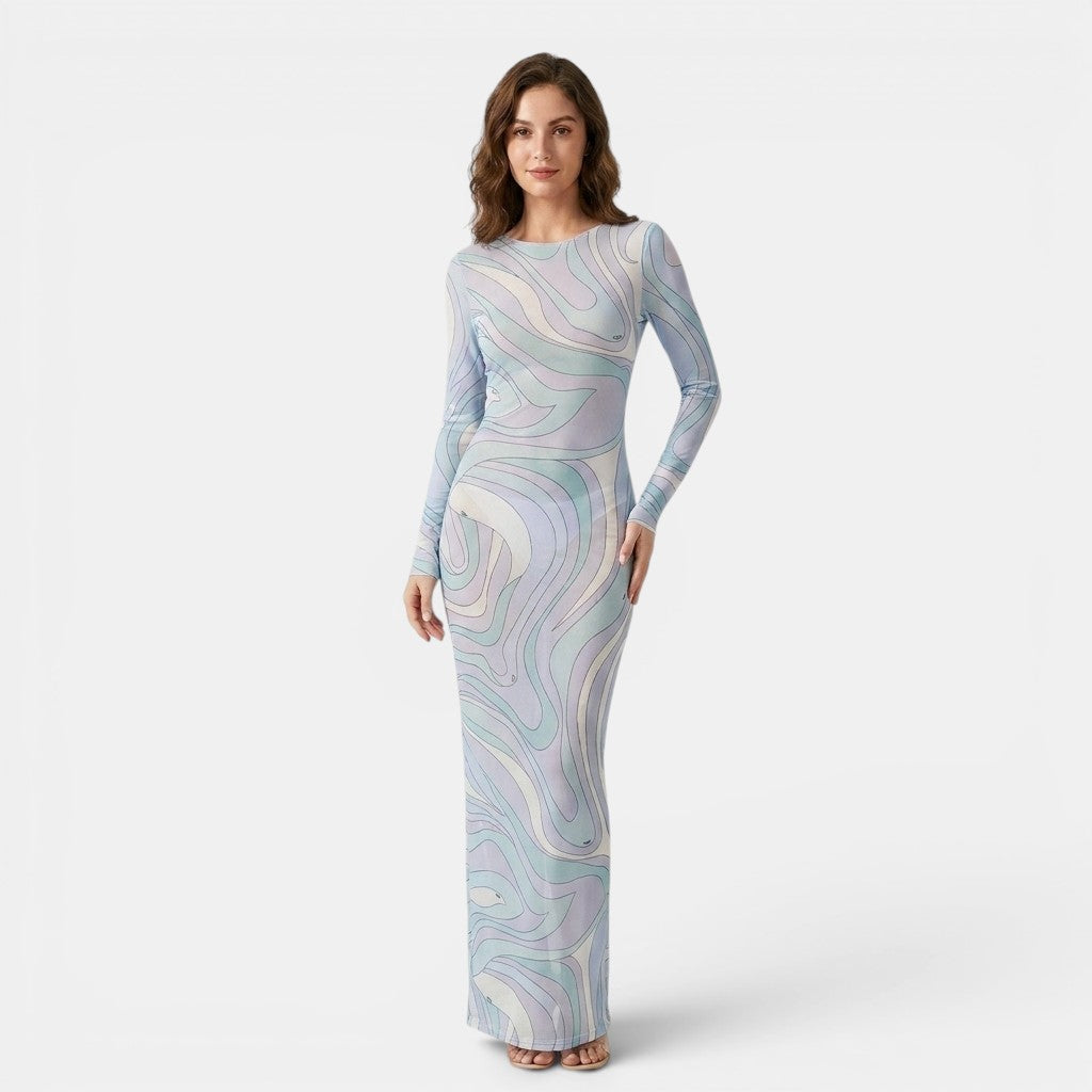 Women's Printed Maxi Dress