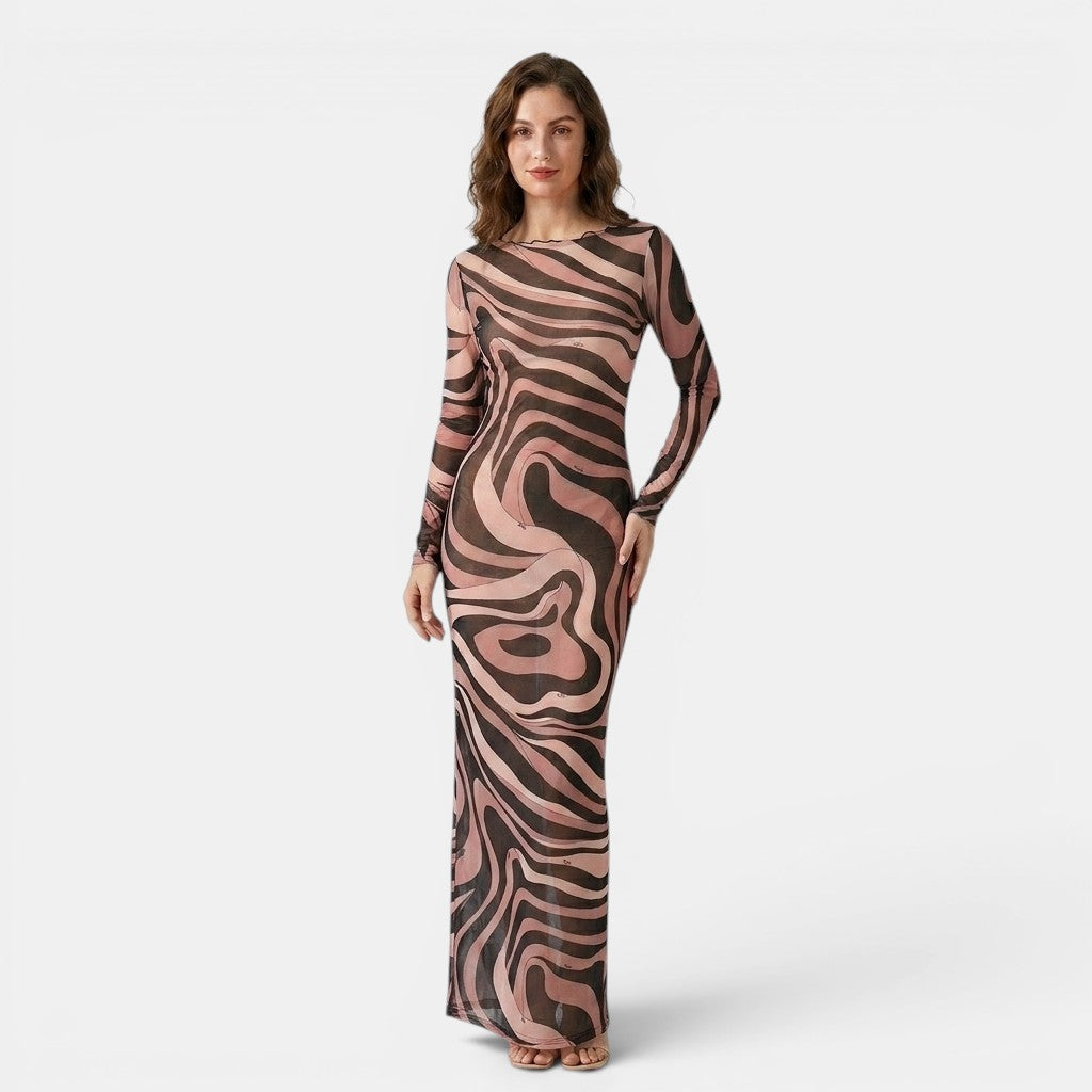 Women's Printed Maxi Dress