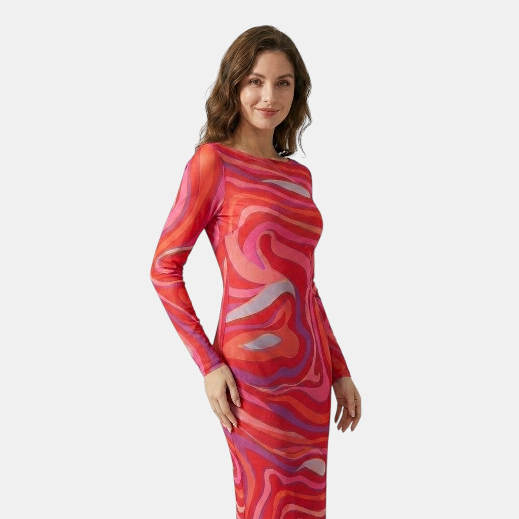 Women's Printed Maxi Dress