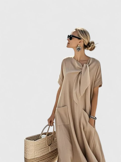 Women's Fit Sleeveless Midi Dress