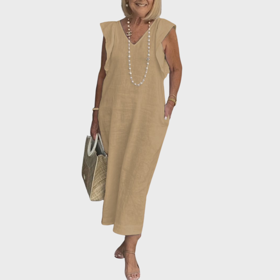 Women's Sleeveless Maxi Casual Dress