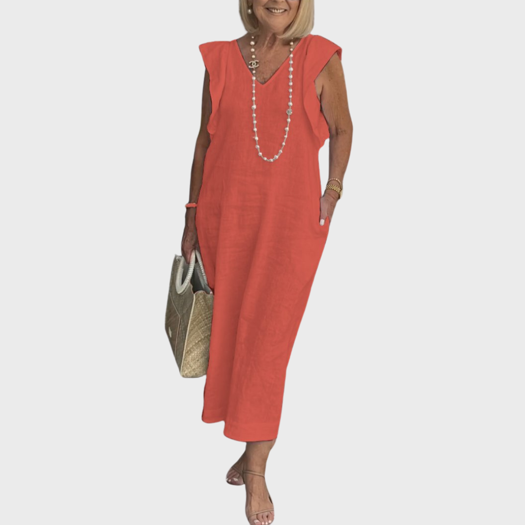 Women's Sleeveless Maxi Casual Dress