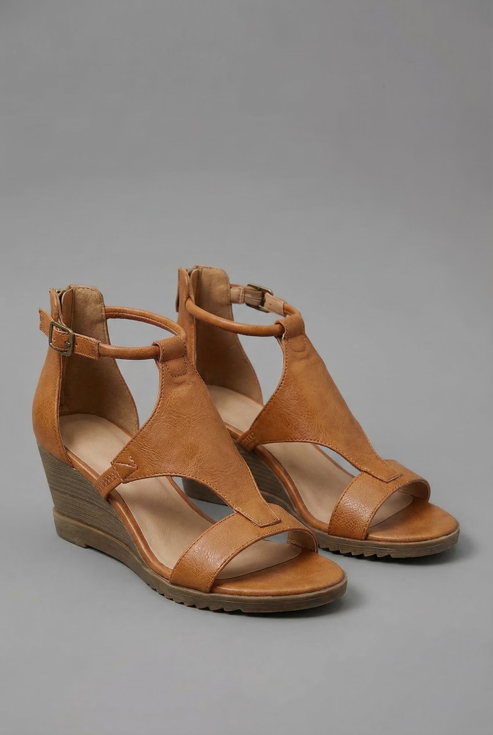 Women's Orthopedic Comfort Sandals in Leather Style