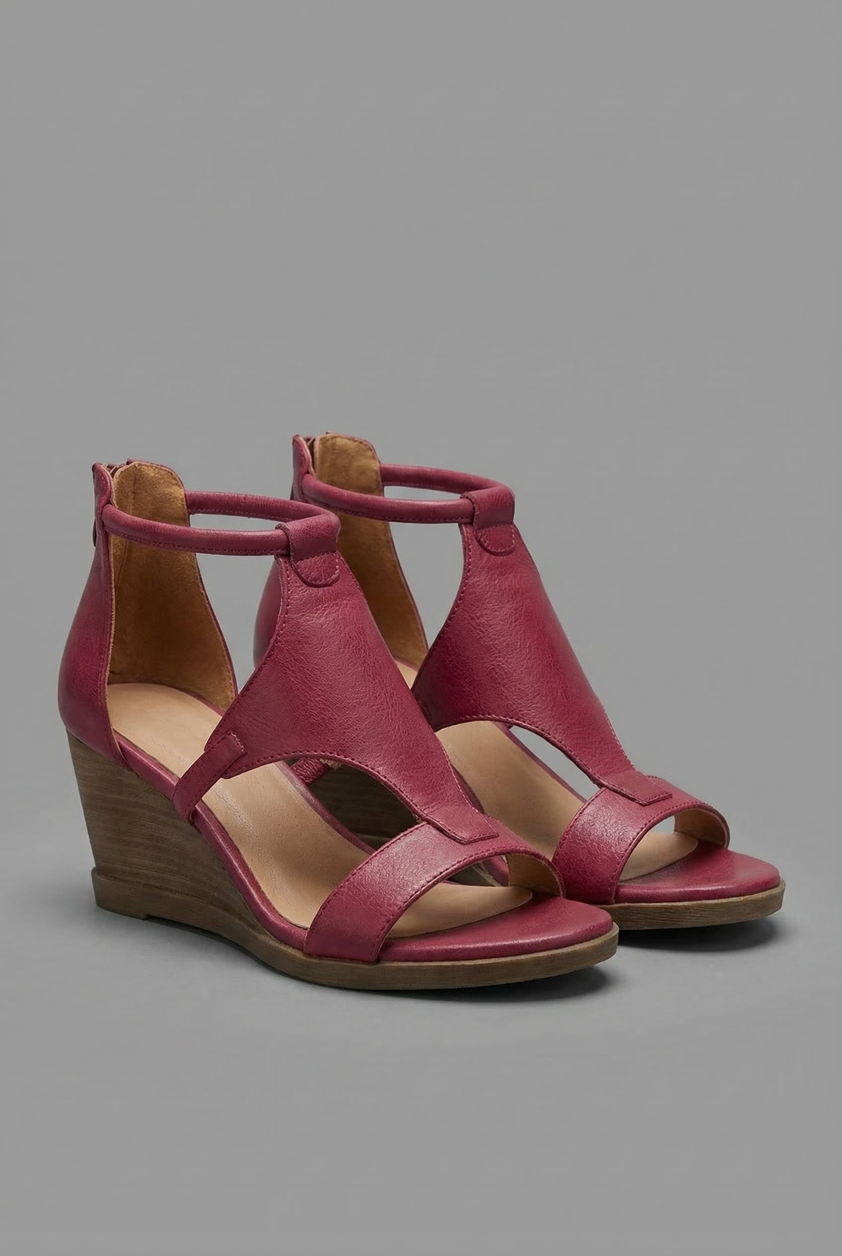 Women's Orthopedic Comfort Sandals in Leather Style