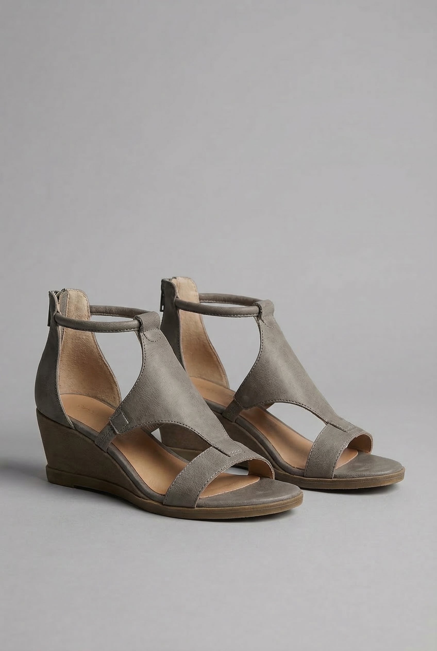 Women's Orthopedic Comfort Sandals in Leather Style