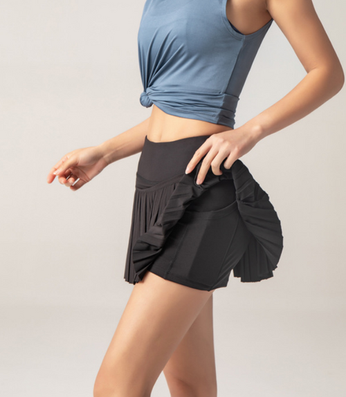 Women's Breathable Pleated Sports Skirt