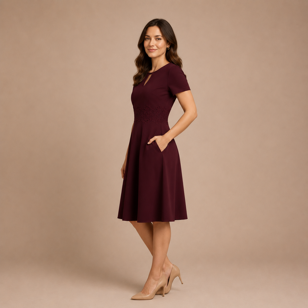 Jacy - Lace Waist Dress