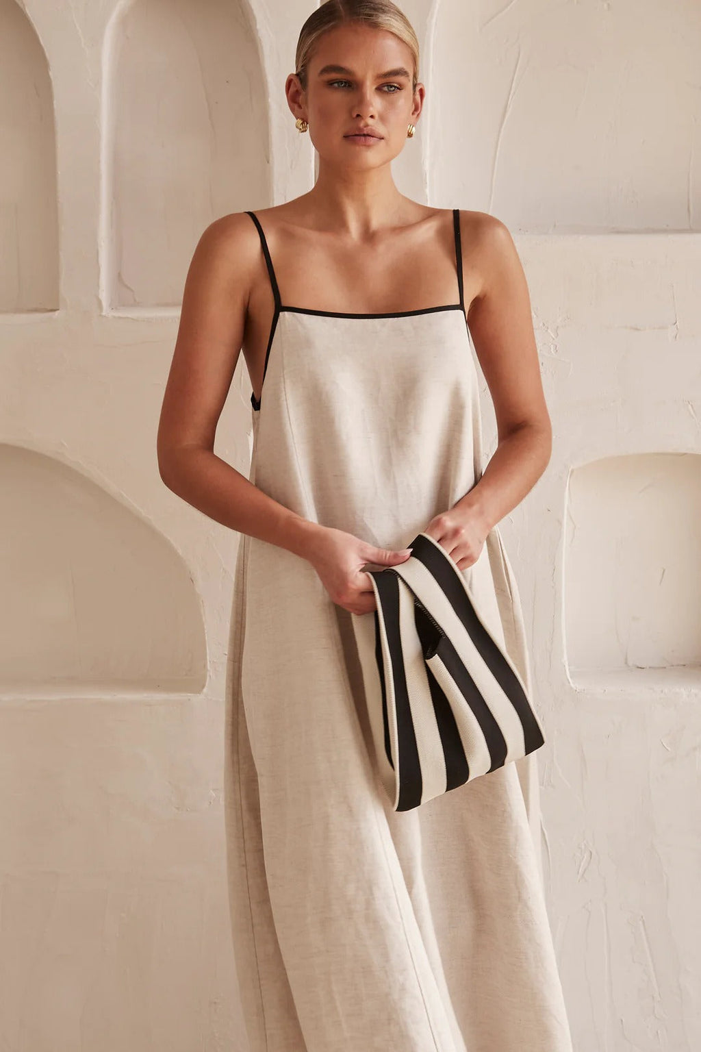 Women's Slim Fit Strap Maxi Dress