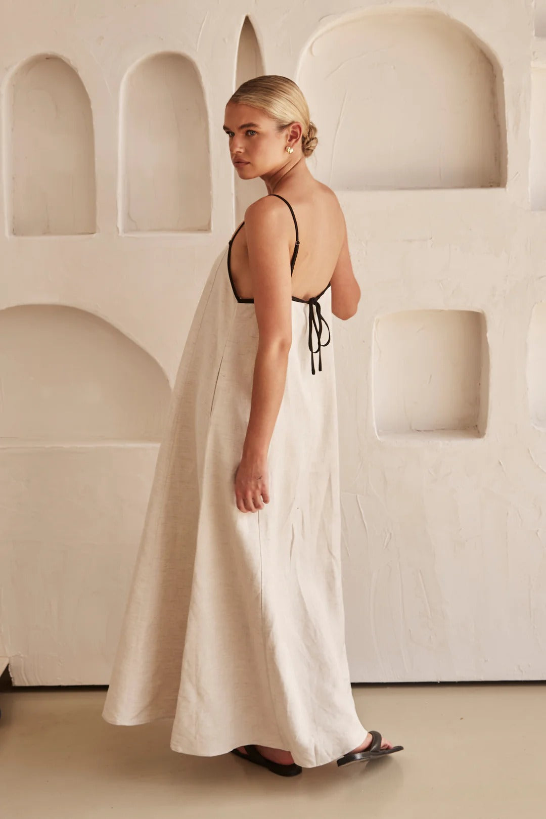 Women's Slim Fit Strap Maxi Dress