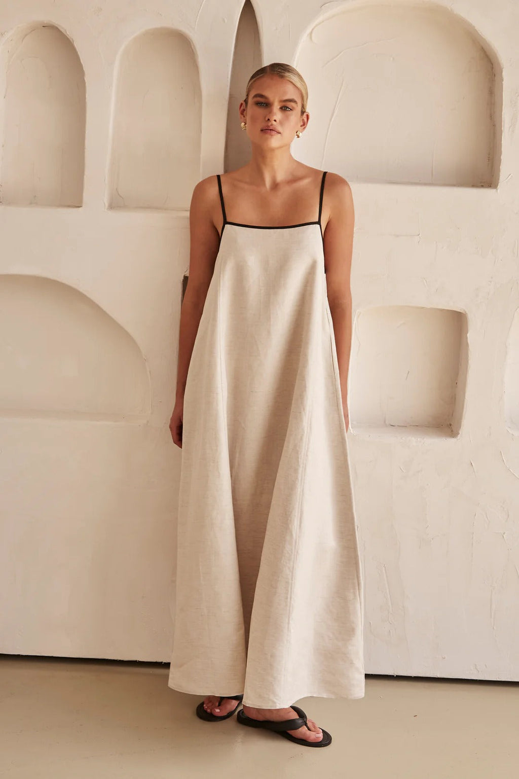 Women's Slim Fit Strap Maxi Dress