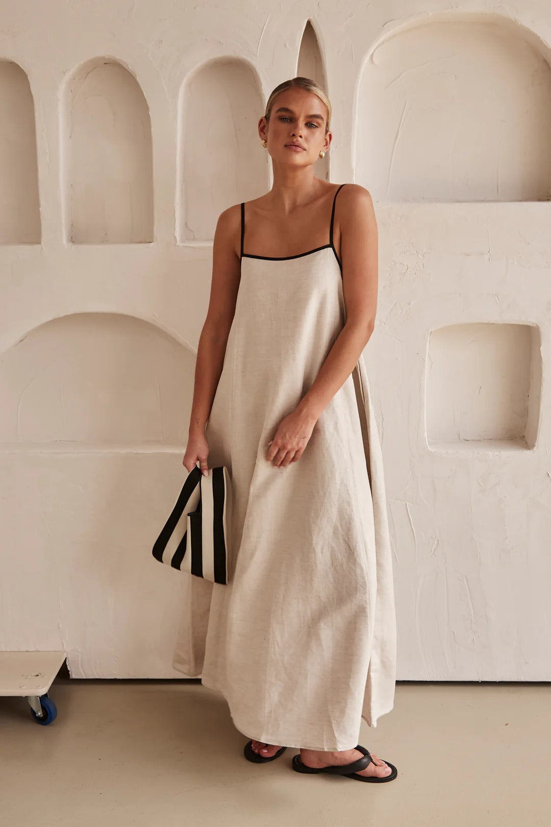 Women's Slim Fit Strap Maxi Dress